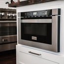 ZLINE Appliance Package - 30 in. Dual Fuel Range, 30 in. Range Hood, Microwave Drawer - 3KP-RARH30-MW