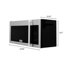 ZLINE Appliance Package - 30 in. Dual Fuel Range, Over-the-Range Microwave, 3 Rack Dishwasher, Refrigerator - 4KPR-RAOTRH30-DWV