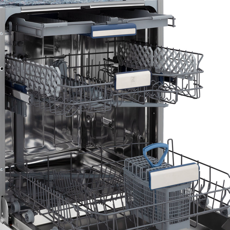 ZLINE Appliance Package - 30 in. Dual Fuel Range, Range Hood, 3 Rack Dishwasher, Refrigerator - 4KPR-RARH30-DWV