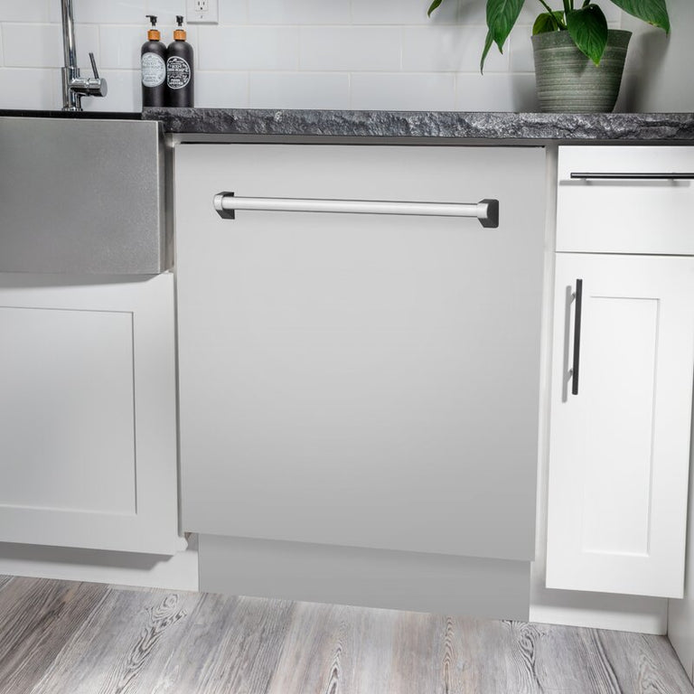 ZLINE Appliance Package - 36 in. Dual Fuel Range, Range Hood, 3 Rack Dishwasher, Refrigerator - 4KPR-RARH36-DWV