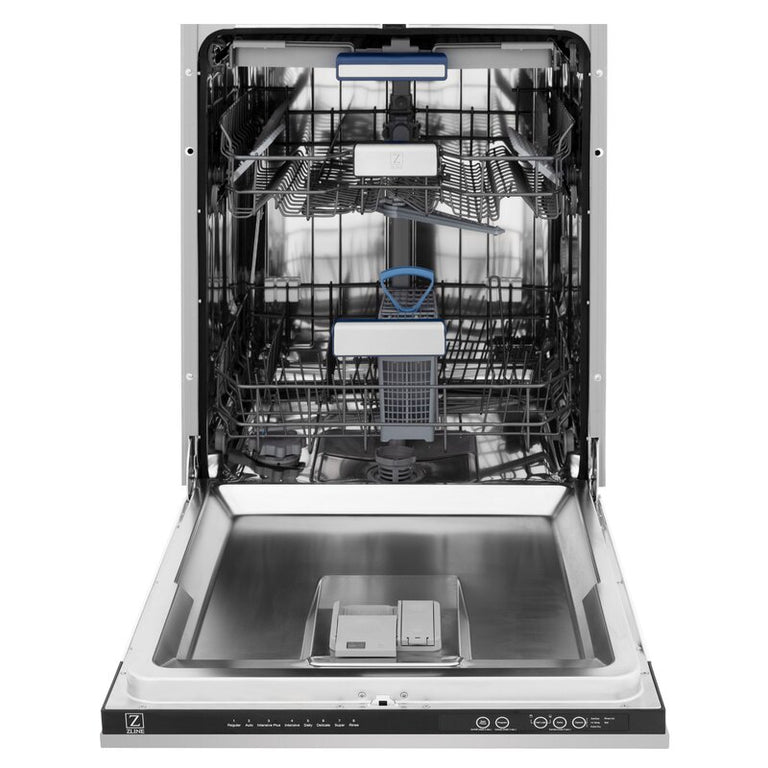 ZLINE Appliance Package - 36 in. Dual Fuel Range, Range Hood, Microwave Drawer, 3 Rack Dishwasher - 4KP-RARH36-MWDWV