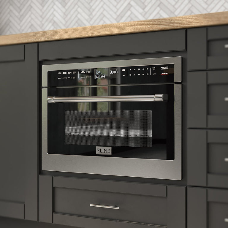 ZLINE Appliance Package - 36 In. Dual Fuel Range, Range Hood, Microwave Oven in Stainless Steel - 3KP-RARHMWO-36
