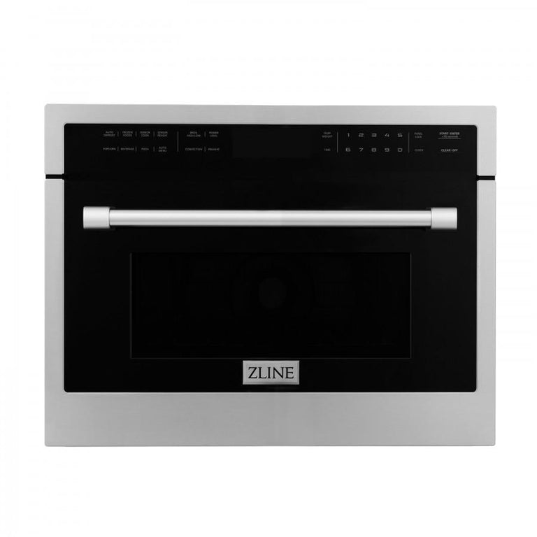 ZLINE Appliance Package - 36 In. Dual Fuel Range, Range Hood, Microwave Oven in Stainless Steel - 3KP-RARHMWO-36