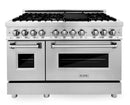 ZLINE Appliance Package - 48 in. Dual Fuel Range, Range Hood, 3 Rack Dishwasher, Refrigerator - 4KPR-RARH48-DWV