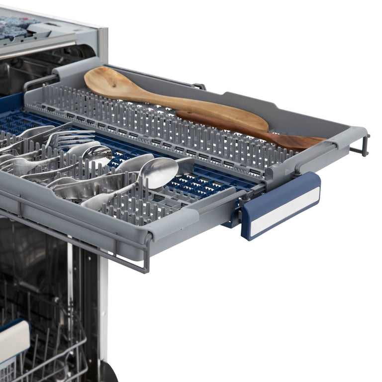 ZLINE Appliance Package - 48 in. Dual Fuel Range, Range Hood, 3 Rack Dishwasher, Refrigerator - 4KPR-RARH48-DWV