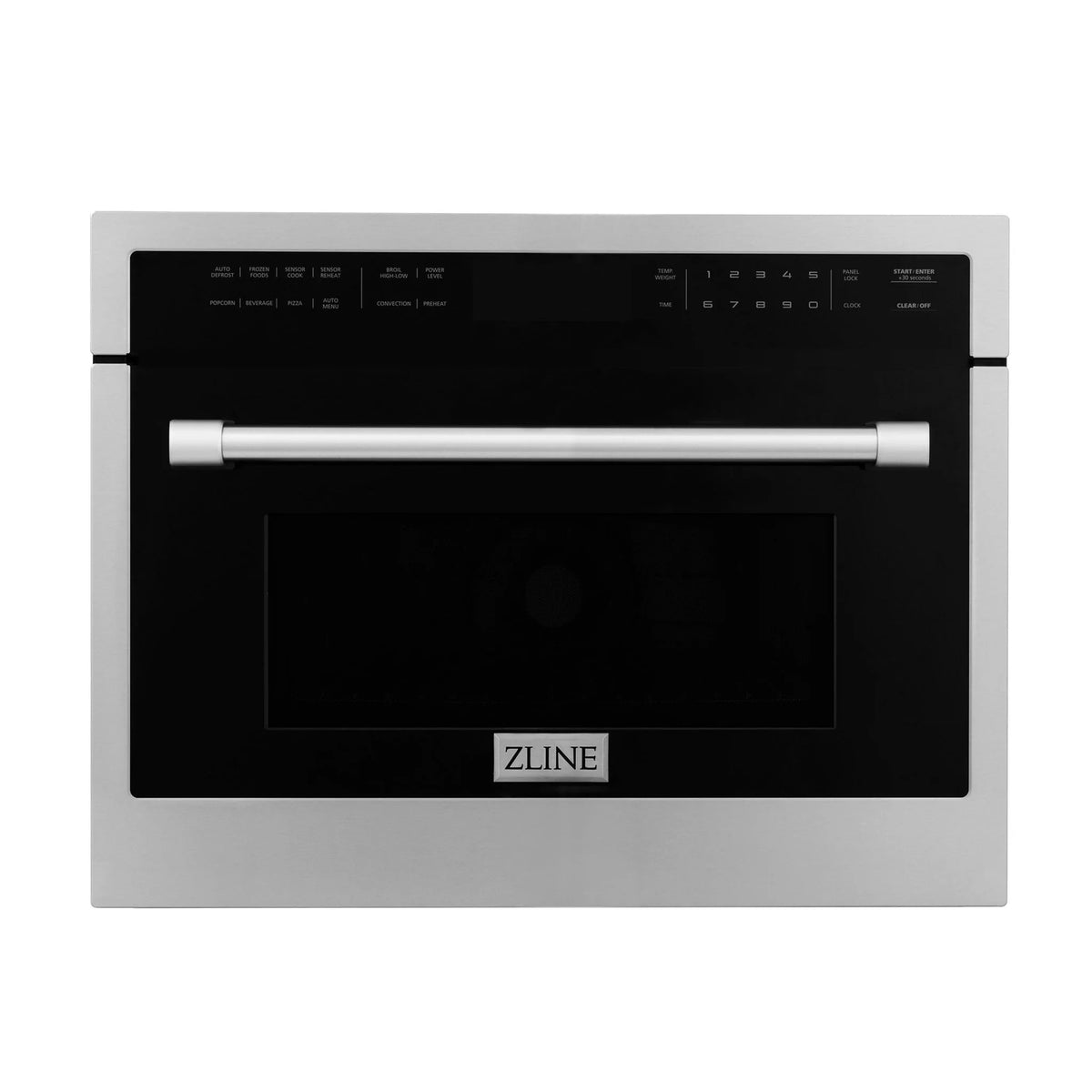 ZLINE Appliance Package - 60" Kitchen Package with Stainless Steel Dual Fuel Range, Convertible Vent Range Hood and 24" Microwave Oven - 3KP-RARHMWO-60