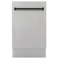 ZLINE Autograph Edition 18 in. Dishwasher in Stainless Steel with Champagne Bronze Handle