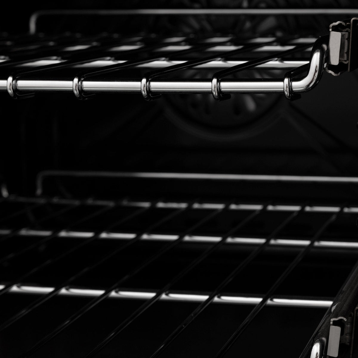 ZLINE Autograph Edition 24" 2.8 cu. ft. Dual Fuel Range with Gas Stove and Electric Oven in Black Stainless Steel with Accents