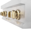 ZLINE Autograph Edition 30" Porcelain Rangetop with 4 Gas Burners in DuraSnow Stainless Steel With Accents