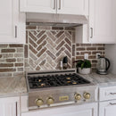 ZLINE Autograph Edition 30" Porcelain Rangetop with 4 Gas Burners in Stainless Steel with Accents