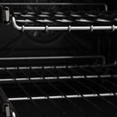 ZLINE Autograph Edition 36" 4.6 cu. ft. Dual Fuel Range with Gas Stove and Electric Oven in Black Stainless Steel with Accents