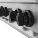 ZLINE Autograph Edition 36" Porcelain Rangetop with 6 Gas Burners in Dura Snow Stainless Steel With Accents