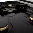 ZLINE Autograph Edition 48" 6.0 cu. ft. Dual Fuel Range with Gas Stove and Electric Oven in DuraSnow Stainless Steel with White Matte Door with Accents