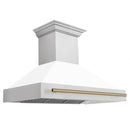 ZLINE 48 in Autograph Edition DuraSnow Stainless Steel Range Hood 8654SNZ-WM48