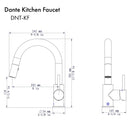 ZLINE Dante Kitchen Faucet with Color Options