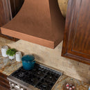 ZLINE Designer Series Hand-Hammered Copper Finish Wall Range Hood -