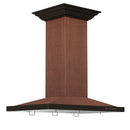 ZLINE Designer Series Hand Hammered Copper Island Mount Range Hood