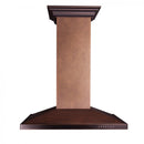 ZLINE Designer Series Hand Hammered Copper Island Mount Range Hood