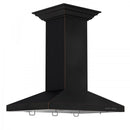 ZLINE Designer Series Oil-Rubbed Bronze Island Mount Range Hood