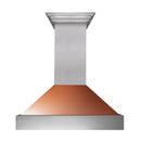 ZLINE DuraSnow Stainless Steel Range Hood with Copper Shell 
