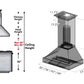 ZLINE DuraSnow Stainless Steel Range Hood with DuraSnow Shell