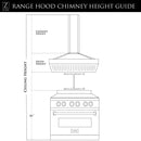 ZLINE Island Mount Range Hood in Stainless Steel