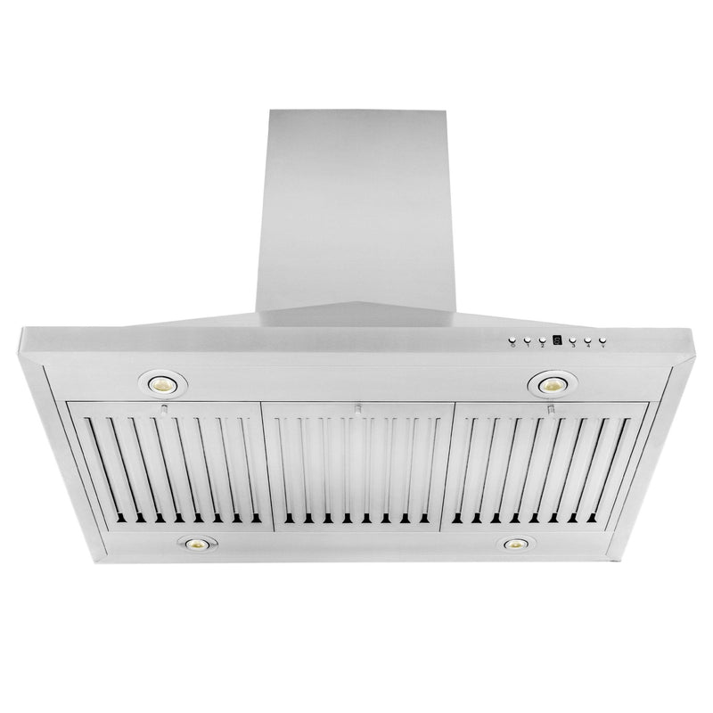 ZLINE Island Mount Range Hood in Stainless Steel