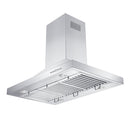 ZLINE Island Mount Range Hood in Stainless Steel