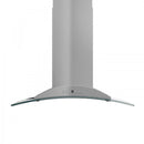 ZLINE Island Mount Range Hood in Stainless Steel & Glass