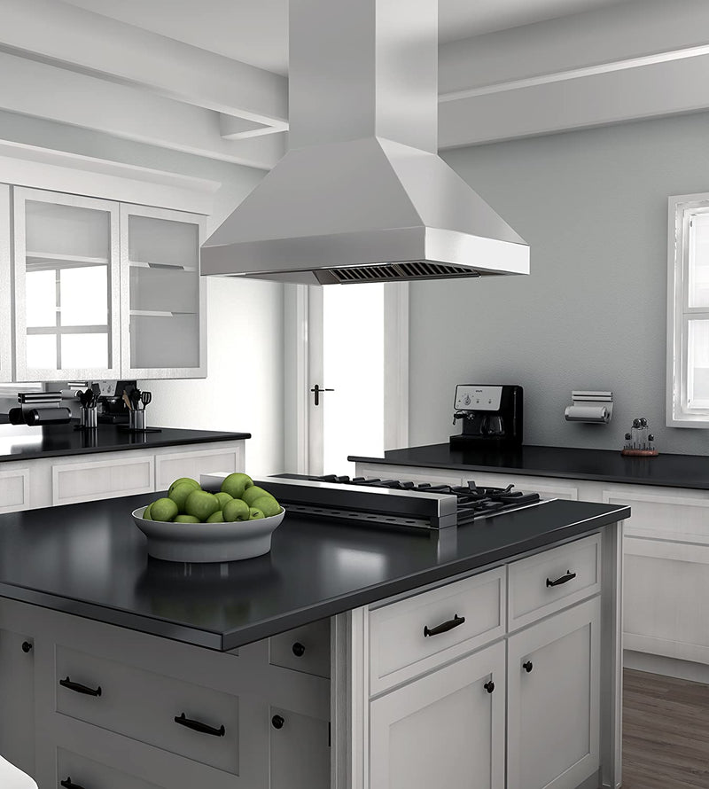 ZLINE Outdoor Island Mount Range Hood in Stainless Steel
