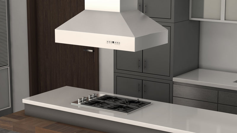 ZLINE Outdoor Island Mount Range Hood in Stainless Steel 