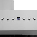 ZLINE Professional Wall Mount Range Hood in Stainless Steel with Built-in CrownSound Bluetooth Speakers - 667CRN-BT