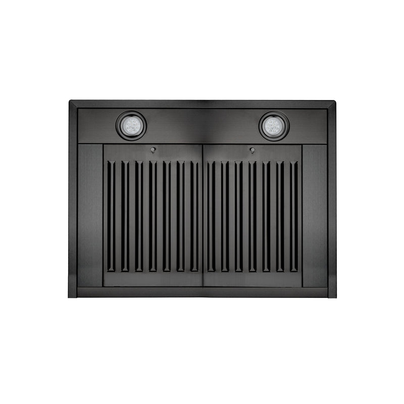 ZLINE Wall Mount Range Hood in Black Stainless Steel 
