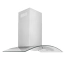 ZLINE Wall Mount Range Hood in Stainless Steel & Glass - KN4