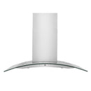 ZLINE Wall Mount Range Hood in Stainless Steel & Glass - KN4
