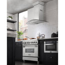 ZLINE Wall Mount Range Hood in Stainless Steel & Glass - KN4