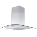 ZLINE Wall Mount Range Hood in Stainless Steel & Glass - KZ