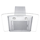 ZLINE Wall Mount Range Hood in Stainless Steel & Glass - KZ