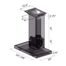 ZLINE Wall Mount Range Hood in Stainless Steel with Built-in CrownSound Bluetooth Speakers - KECRN-BT