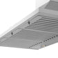 ZLINE Wall Mount Range Hood in Stainless Steel with Built-in CrownSound Bluetooth Speakers - KL2CRN-BT