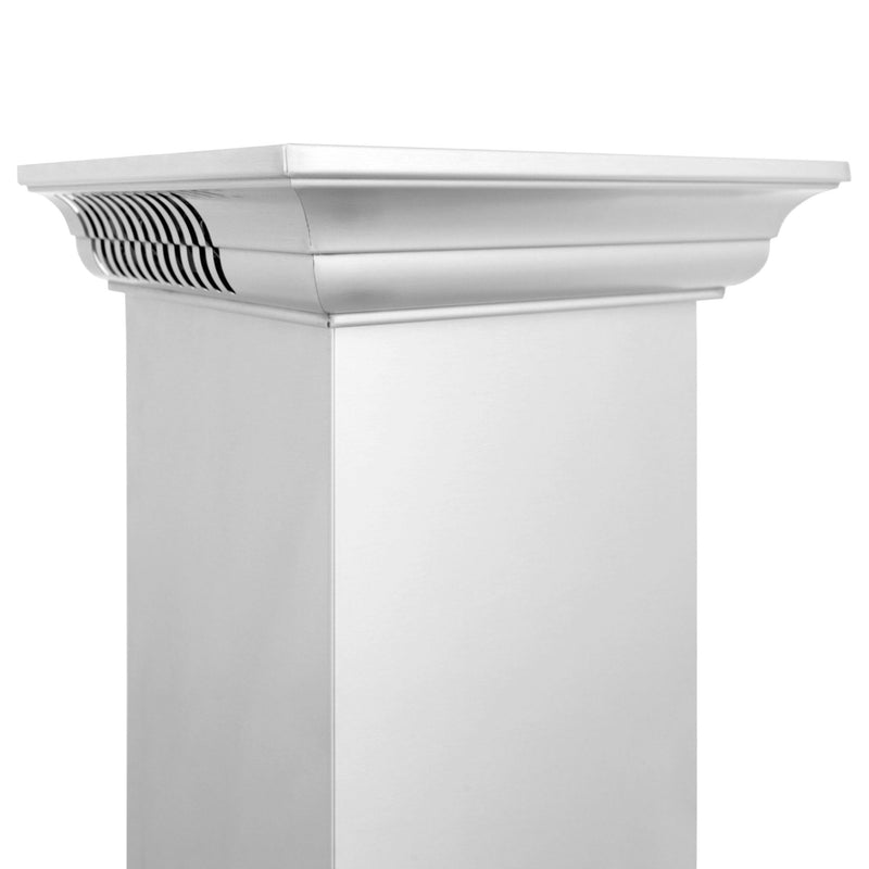 ZLINE Wall Mount Range Hood in Stainless Steel with Built-in CrownSound Bluetooth Speakers - KL2CRN-BT