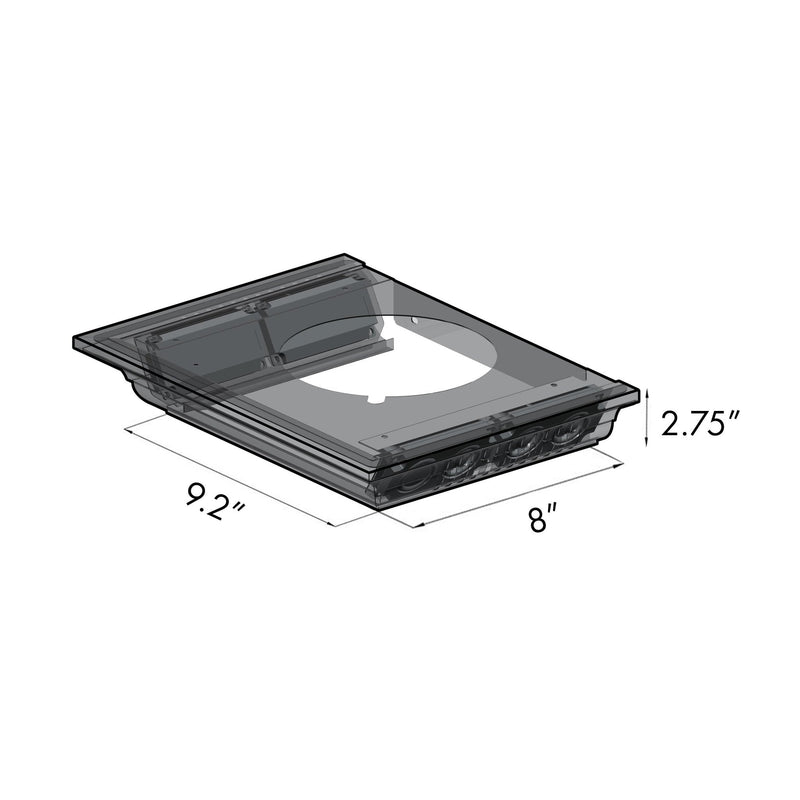 ZLINE Wall Mount Range Hood in Stainless Steel with Built-in CrownSound Bluetooth Speakers - KL3CRN-BT