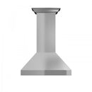 ZLINE Wall Mount Range Hood in Stainless Steel with Crown Molding 
