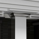 ZLINE Wall Mount Range Hood in Stainless Steel with Crown Molding