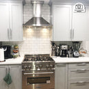 ZLINE Wall Mount Range Hood in Stainless Steel with Crown Molding