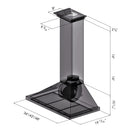 ZLINE Wall Mount Range Hood in Stainless Steel with Crown Molding