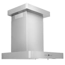 ZLINE Wall Mount Range Hood in Stainless Steel with Crown Molding - KECRN