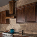 ZLINE Wooden Wall Mount Range Hood in Rustic Light Finish - Includes Motor 