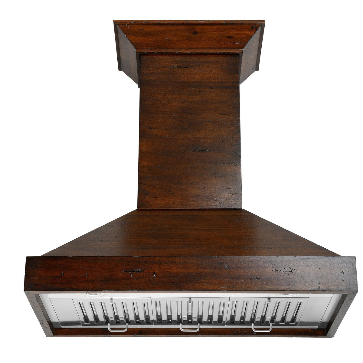 ZLINE Wooden Wall Mount Range Hood in Walnut - Includes Motor - KBRR