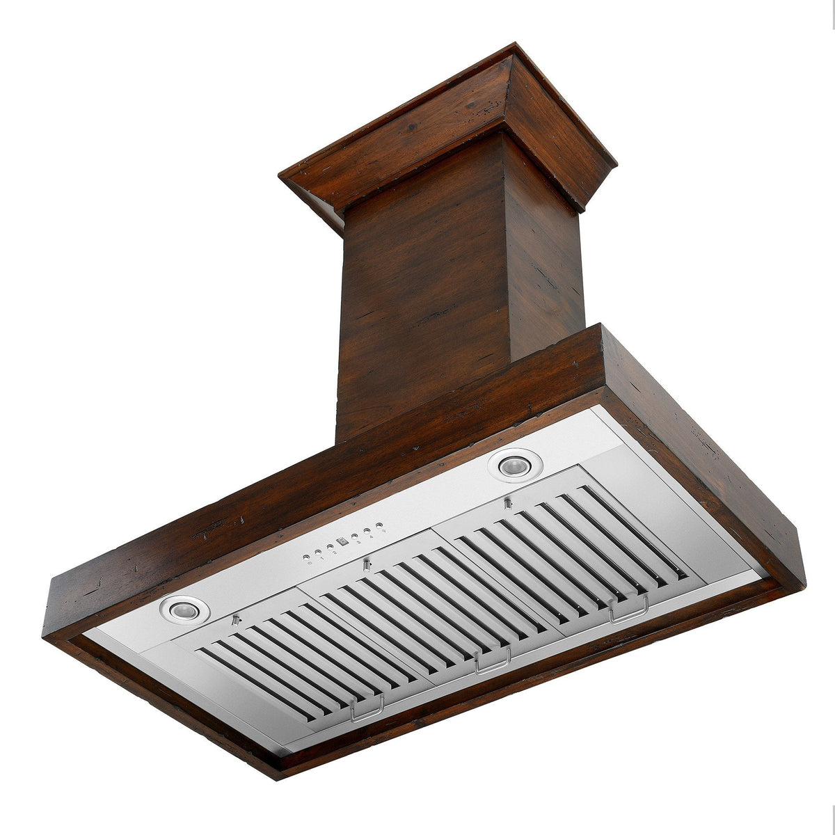 ZLINE Wooden Wall Mount Range Hood in Walnut - Includes Motor - KBRR